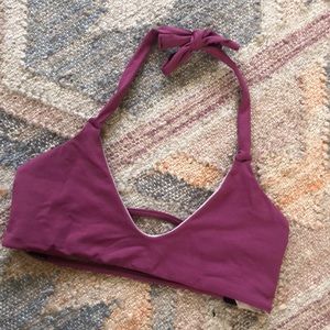 Midori size M purple bikini top